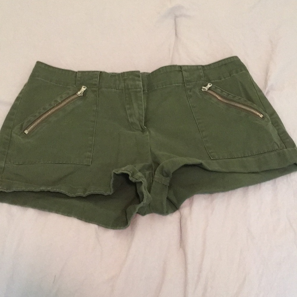 New York & Company Green Shorts